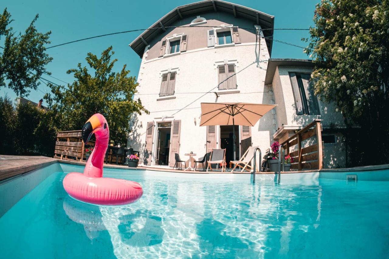 Le Serenite - T3 En Maison De Ville Avec Piscine อานซี ภายนอก รูปภาพ